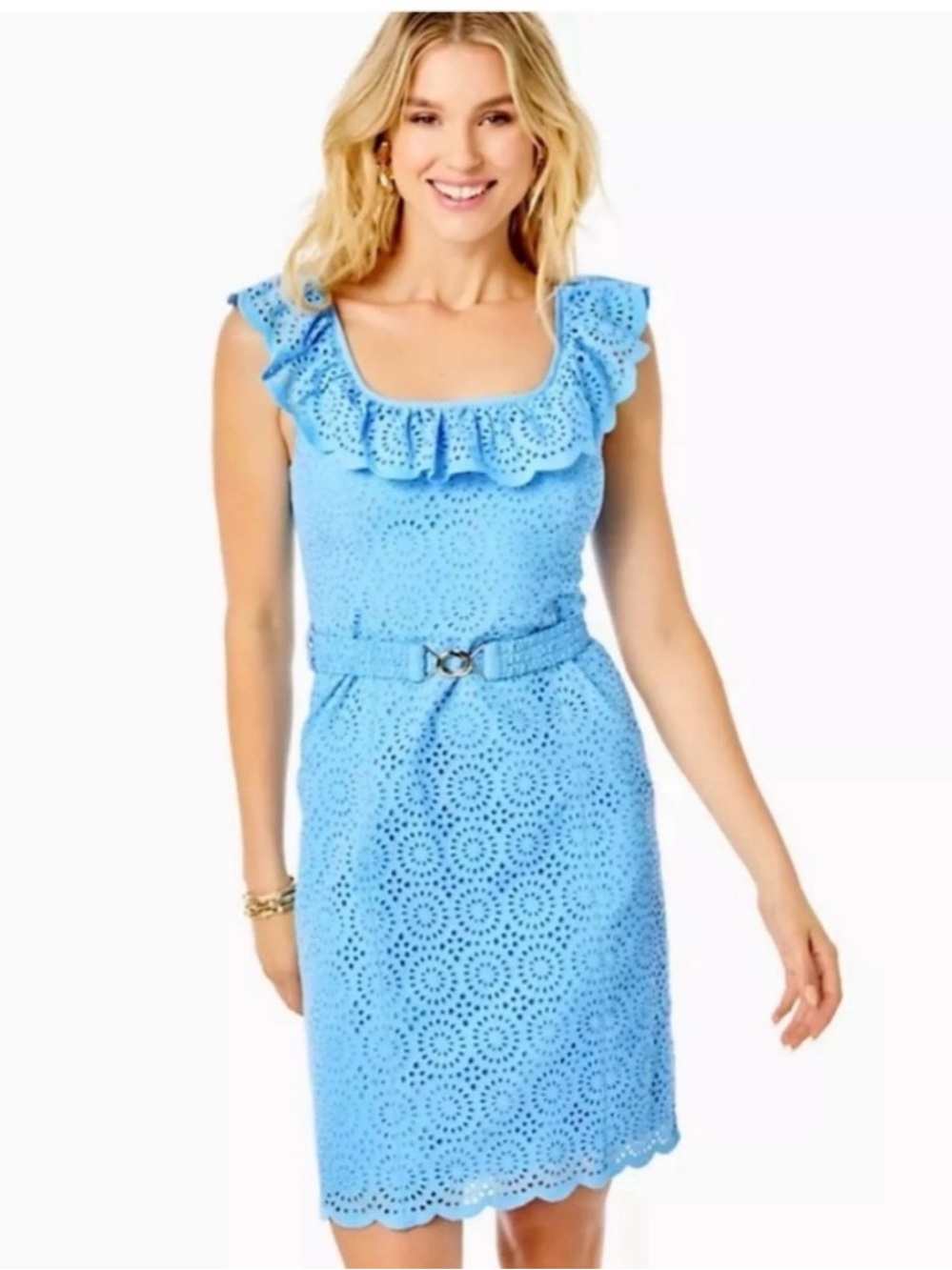 Lilly Pulitzer Ryann
Eyelet Shift Dress size xsmall NWT MSRP $258.00
